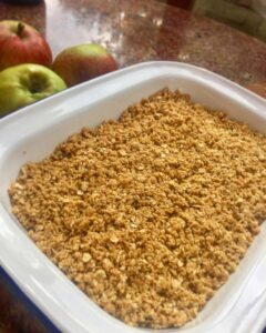 No Added Sugar Apple Crumble Recipe
