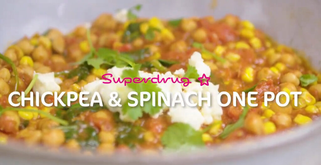 Chickpea & Spinach One Pot Recipe