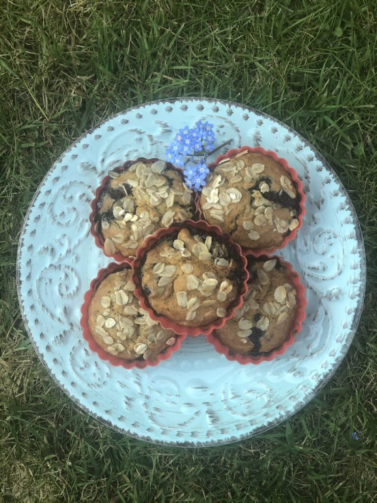 Baby Friendly Oatie Blueberry Muffin Recipe