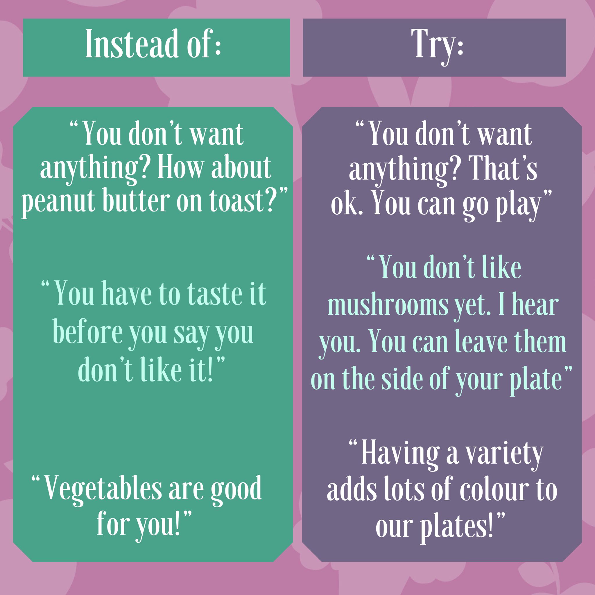 Mealtime Language Tips to Help Fussy Toddlers
