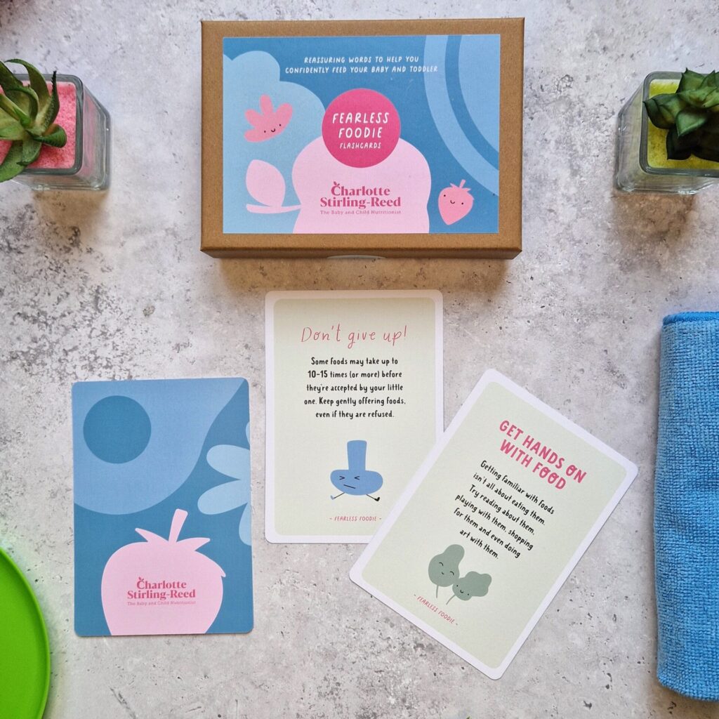 NEW Weaning and Toddler Feeding Flashcards