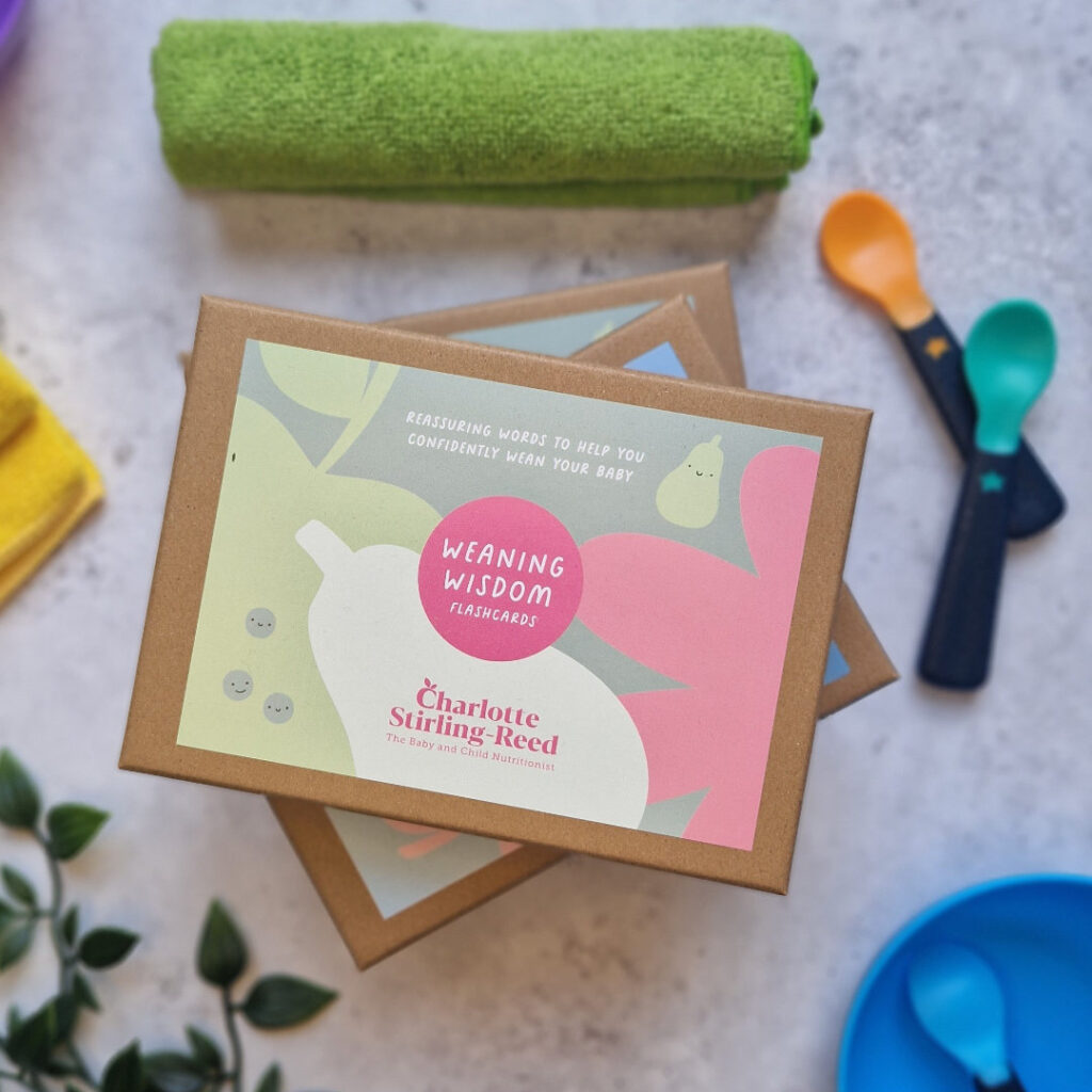 NEW Weaning and Toddler Feeding Flashcards