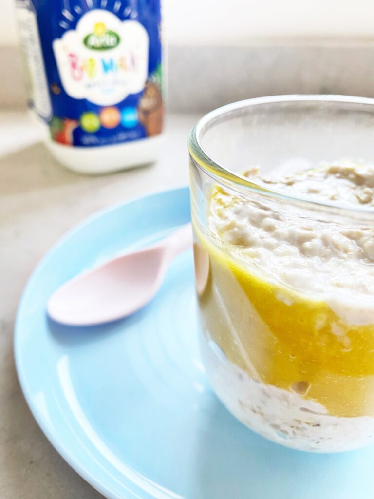 Coconut, Mango & Lime Baby Bircher Pots