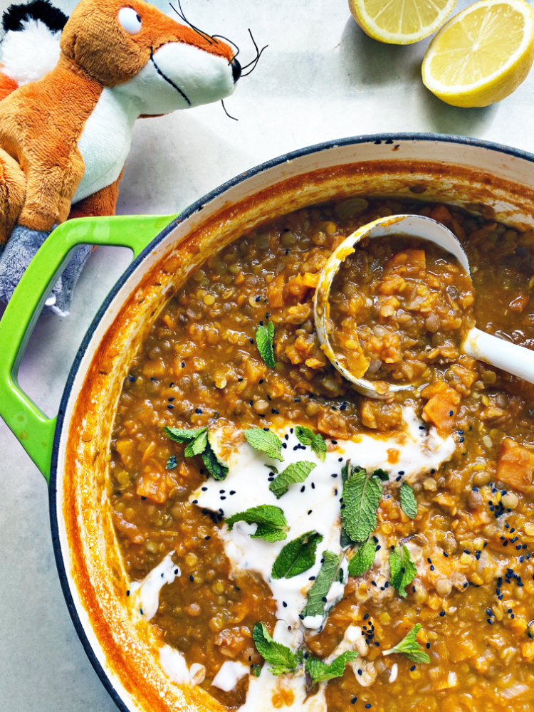 Family Friendly Sweet Potato and Lentil Dahl Recipe