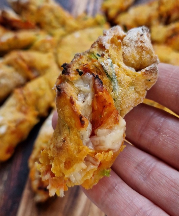 Tear & Share Sweet Potato Pizza Bread