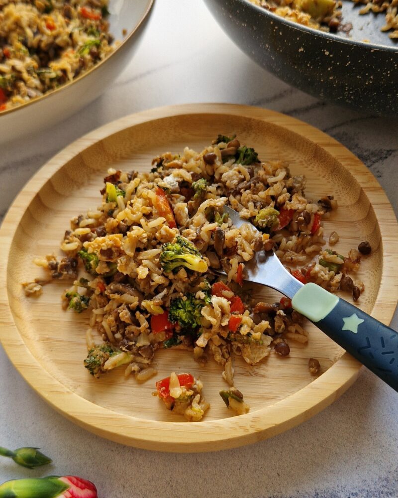 15 Minute Speedy Eggy Veg Rice